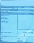 Último recibo de sueldo
